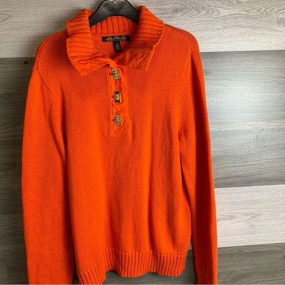 Orange RALPH LAUREN Knit Sweater - Picture 5 of 10